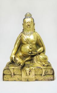 唐東嘉波仁波切 銅雕佛像(18.5cm)