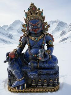 黃財神(青金石)